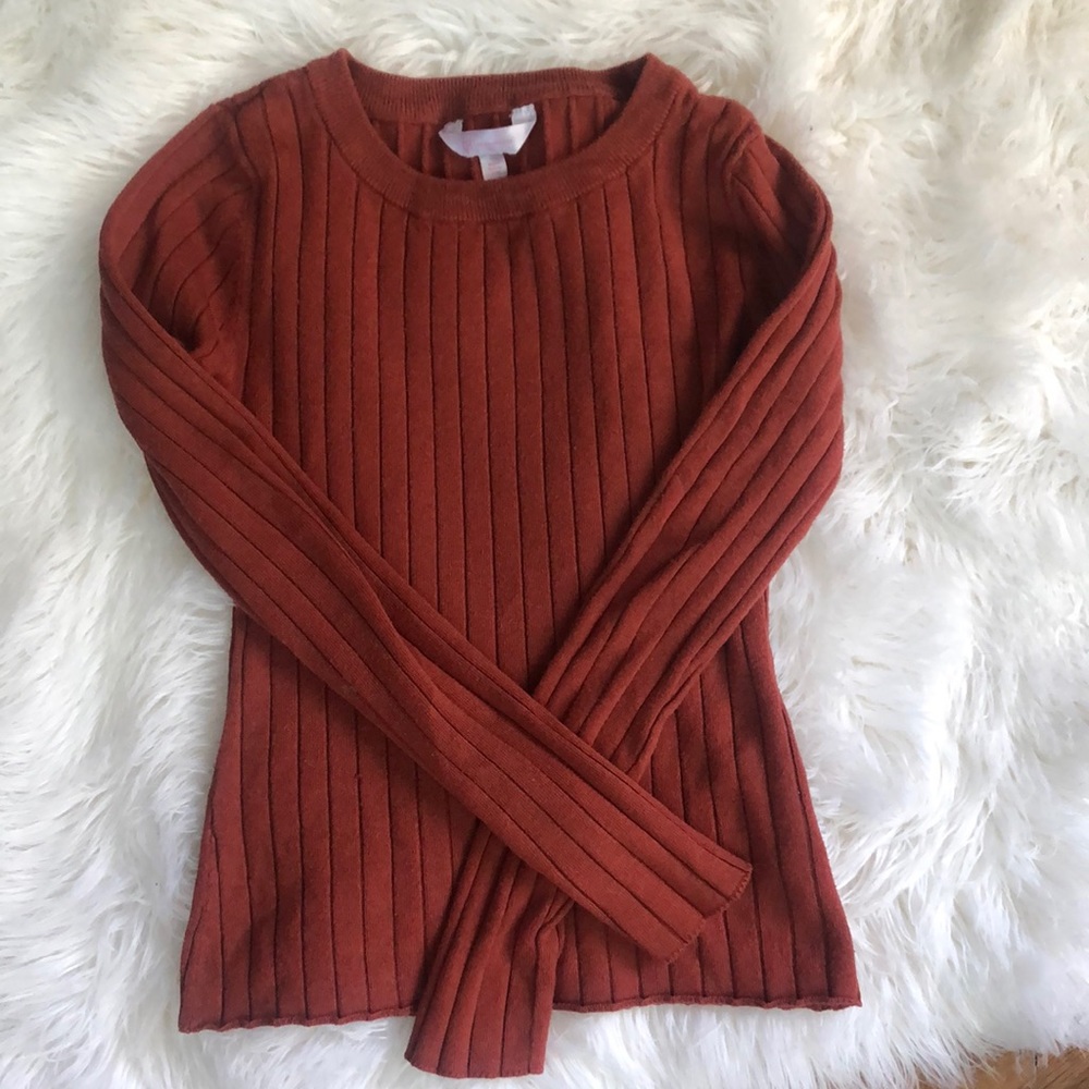 rust long sleeve, breathable and lightweight